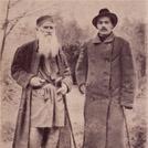 Leo Tolstoy and Maxim Gorky